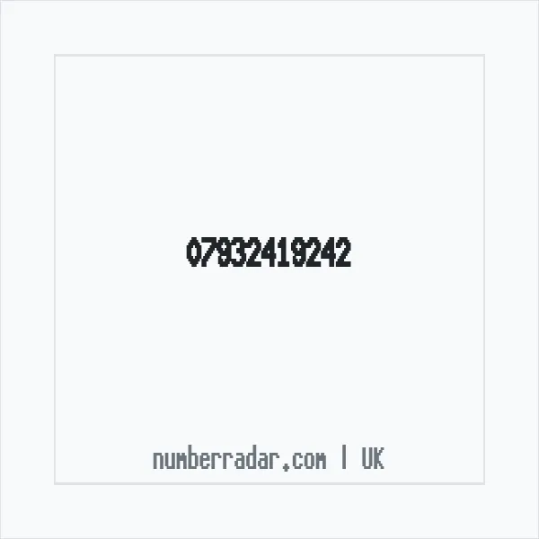 Reverse number check for +44 7932 419242 — who called me?