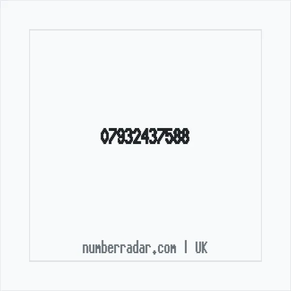 Reverse number check for +44 7932 437588 — who called me?