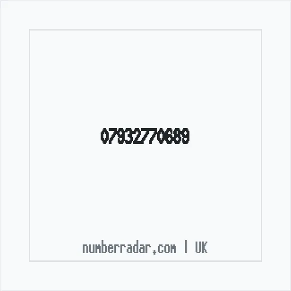 Reverse number check for +44 7932 770689 — who called me?