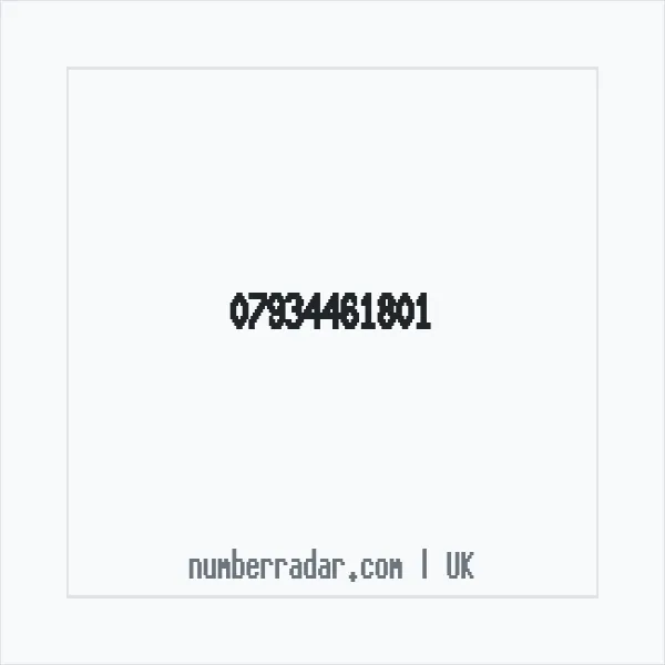 Reverse number check for +44 7934 461801 — who called me?