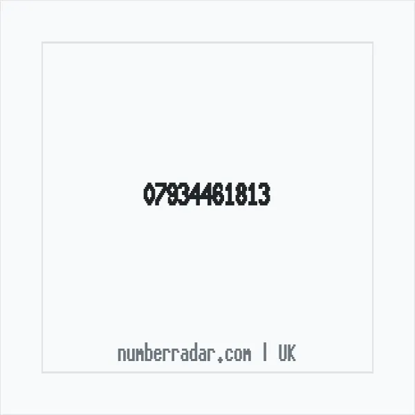 Reverse number check for +44 7934 461813 — who called me?