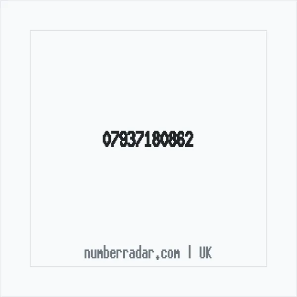 Reverse number check for +44 7937 180862 — who called me?
