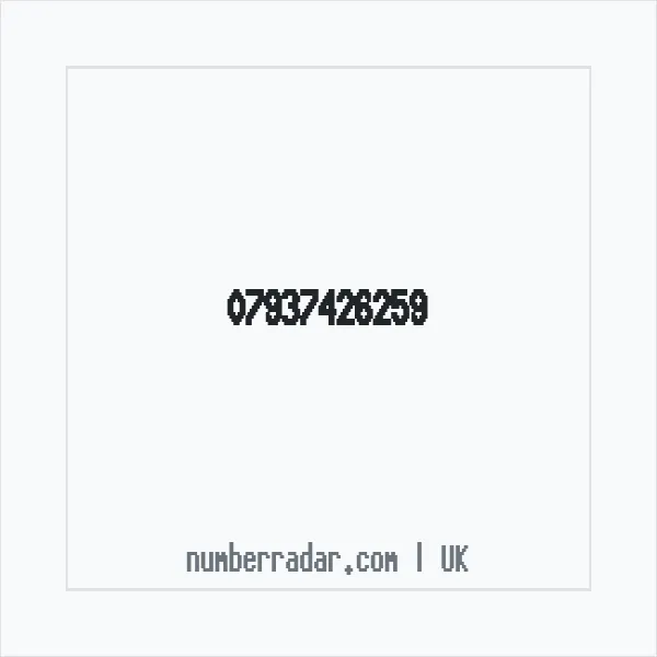 Reverse number check for +44 7937 426259 — who called me?