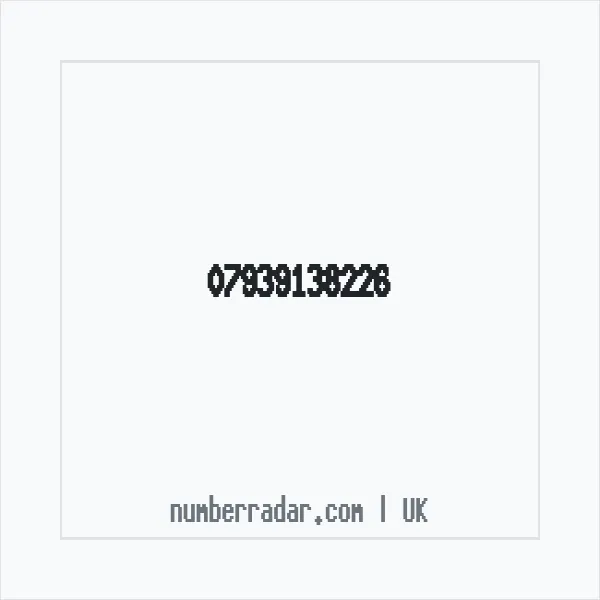 Reverse number check for +44 7939 138226 — who called me?