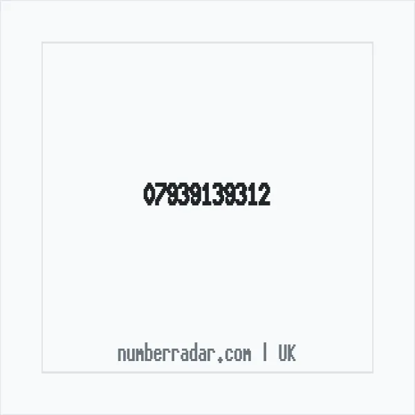 Reverse number check for +44 7939 139312 — who called me?