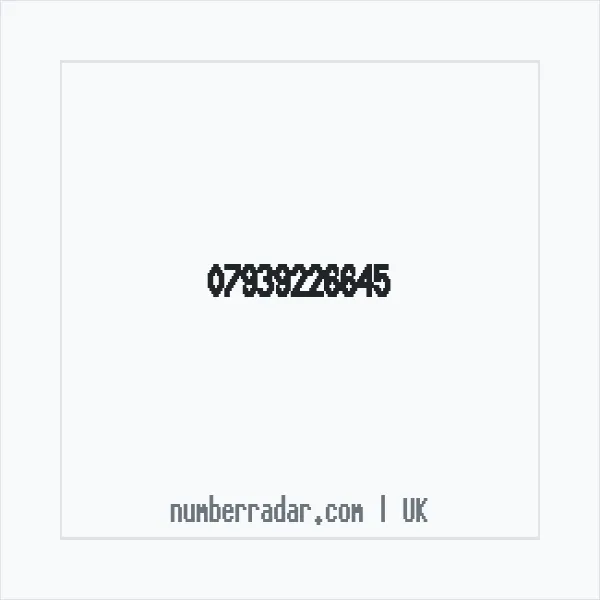 Reverse number check for +44 7939 226645 — who called me?