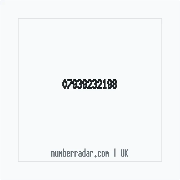Reverse number check for +44 7939 232198 — who called me?