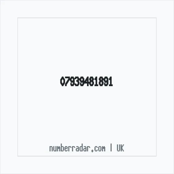 Reverse number check for +44 7939 481891 — who called me?