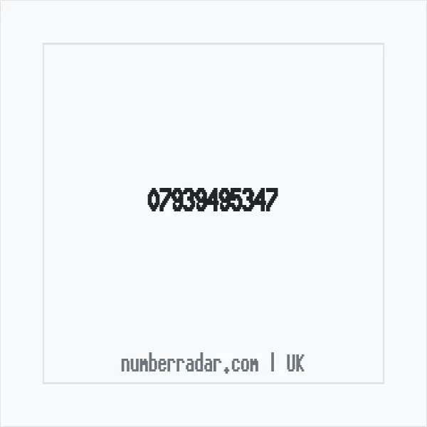 Reverse number check for +44 7939 495347 — who called me?