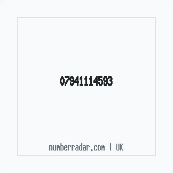 Reverse number check for +44 7941 114593 — who called me?