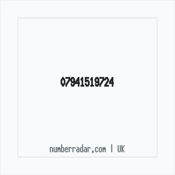 Reverse number check for +44 7941 519724 — who called me?