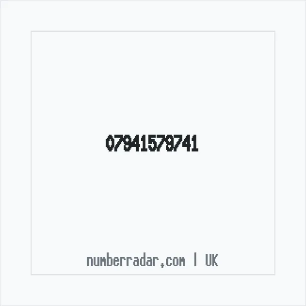 Reverse number check for +44 7941 579741 — who called me?