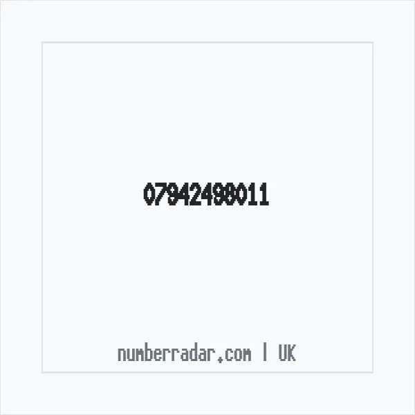 Reverse number check for +44 7942 498011 — who called me?