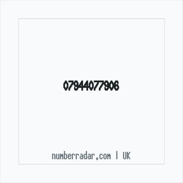 Reverse number check for +44 7944 077906 — who called me?