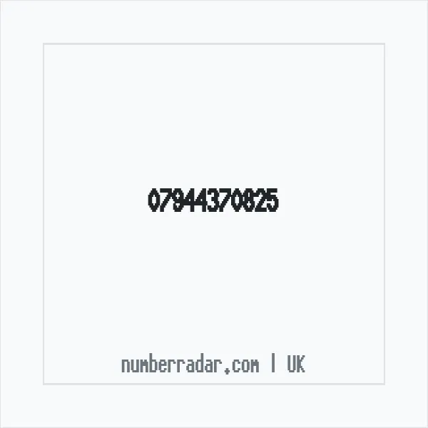 Reverse number check for +44 7944 370825 — who called me?