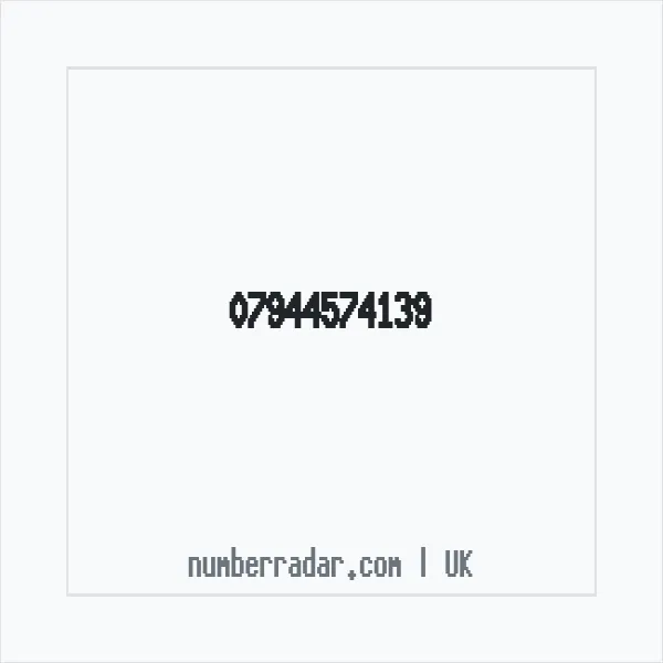 Reverse number check for +44 7944 574139 — who called me?
