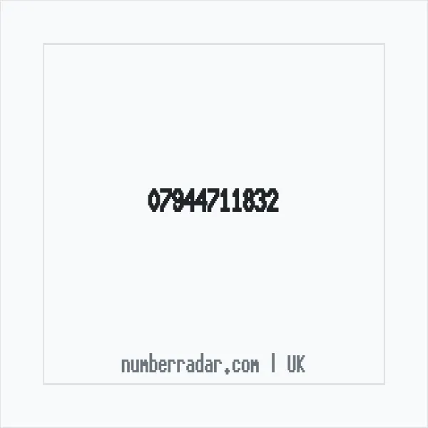 Reverse number check for +44 7944 711832 — who called me?
