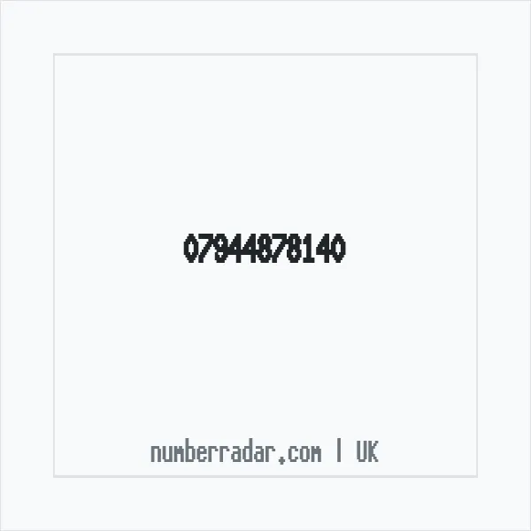 Reverse number check for +44 7944 878140 — who called me?