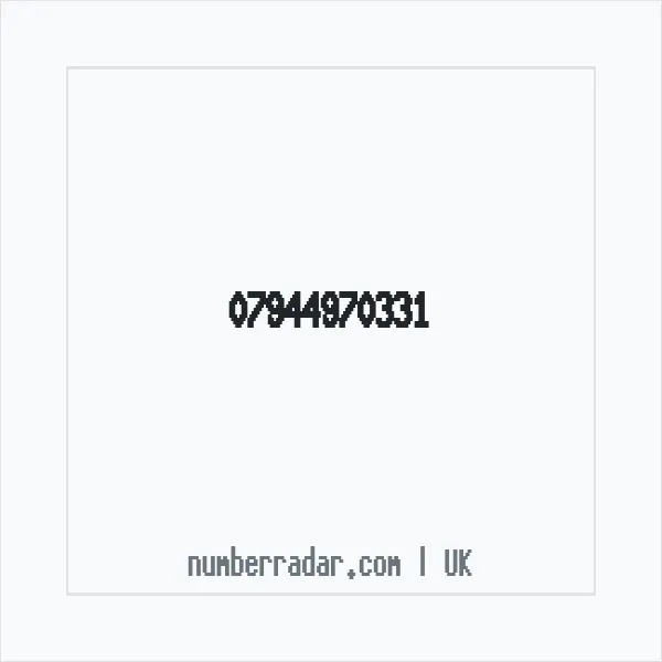 Reverse number check for +44 7944 970331 — who called me?