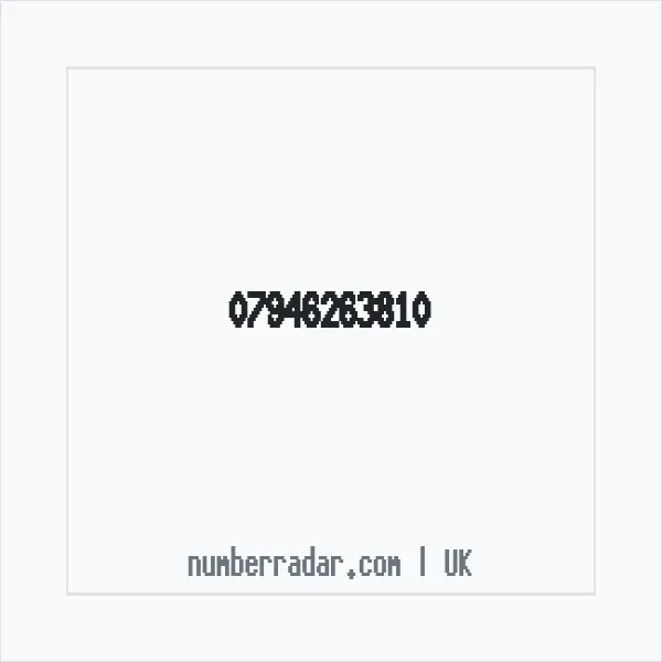 Reverse number check for +44 7946 263810 — who called me?