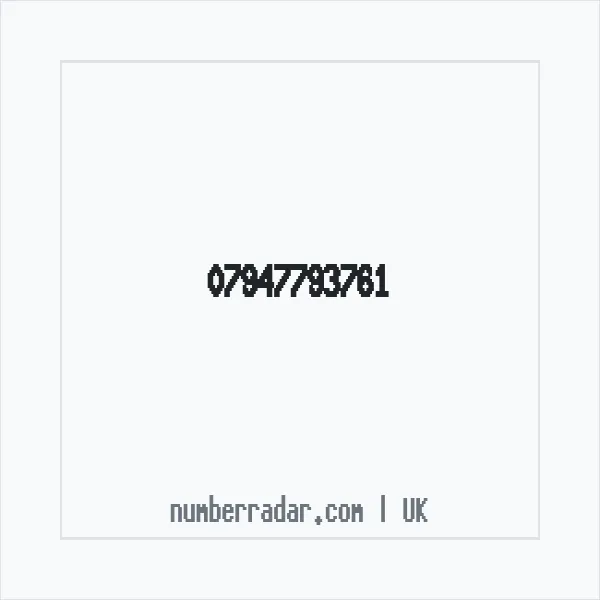 Reverse number check for +44 7947 793761 — who called me?
