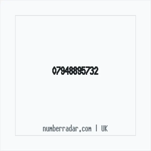 Reverse number check for +44 7948 895732 — who called me?