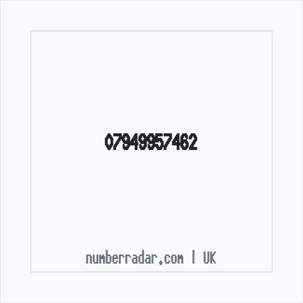 Reverse number check for +44 7949 957462 — who called me?