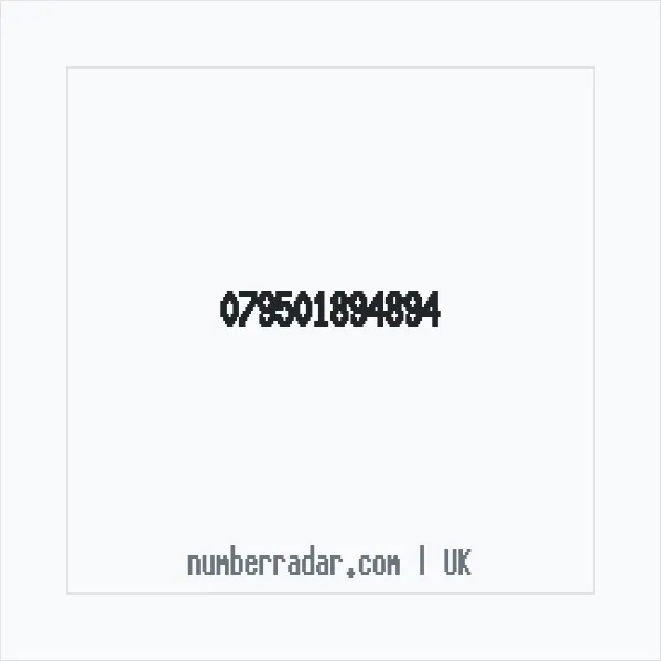 Reverse number check for +44 (7950) 189-489 — who called me?