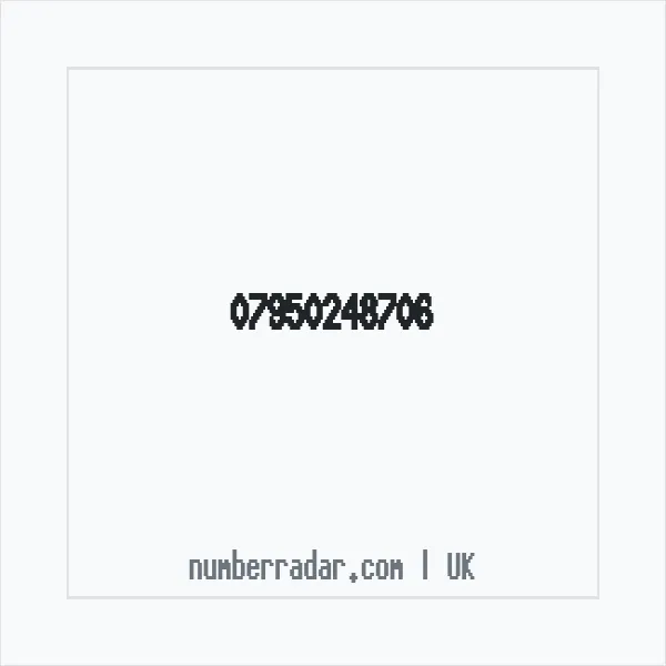 Reverse number check for +44 7950 248706 — who called me?