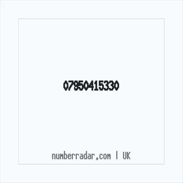 Reverse number check for +44 7950 415330 — who called me?