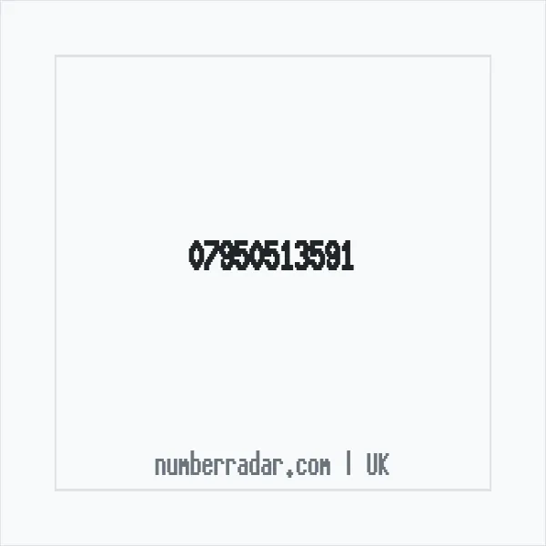 Reverse number check for +44 7950 513591 — who called me?