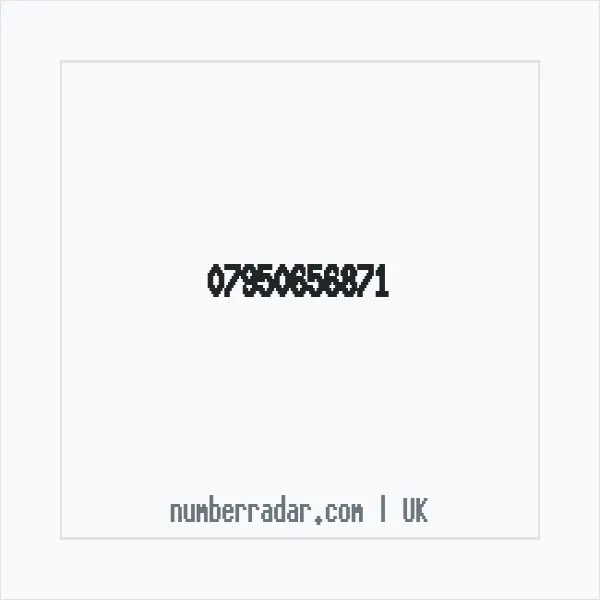 Reverse number check for +44 7950 656871 — who called me?