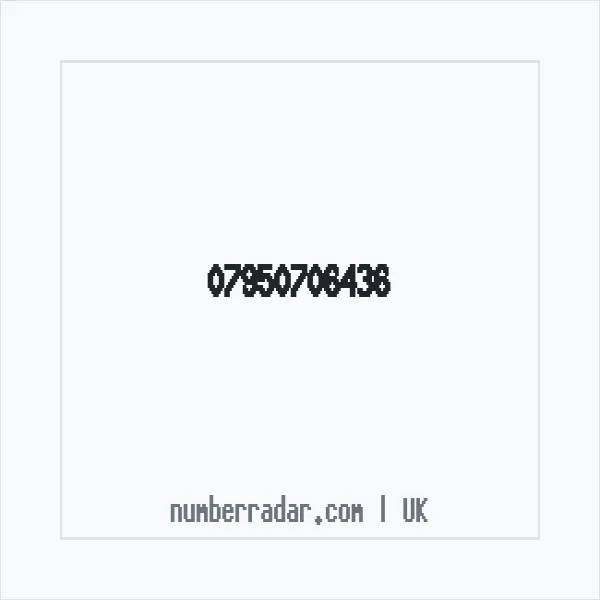 Reverse number check for +44 7950 706436 — who called me?