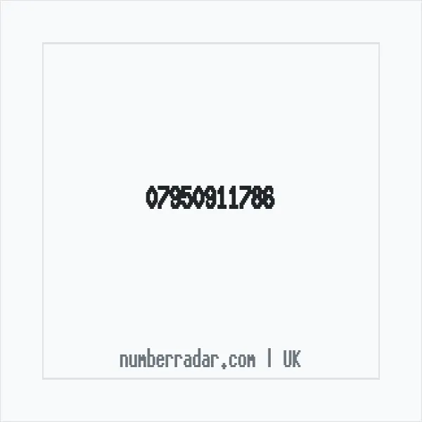 Reverse number check for +44 7950 911786 — who called me?
