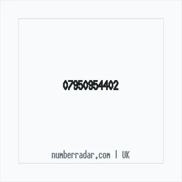 Reverse number check for +44 7950 954402 — who called me?