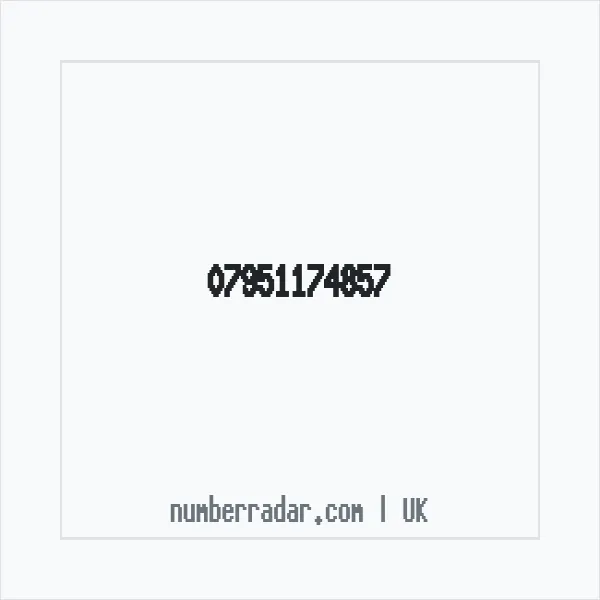 Reverse number check for +44 7951 174857 — who called me?
