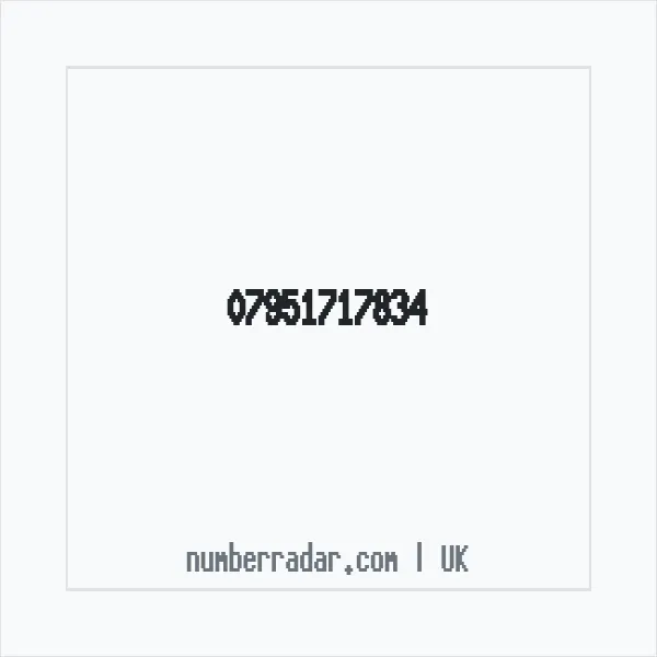 Reverse number check for +44 7951 717834 — who called me?