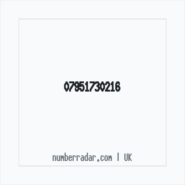 Reverse number check for +44 7951 730216 — who called me?