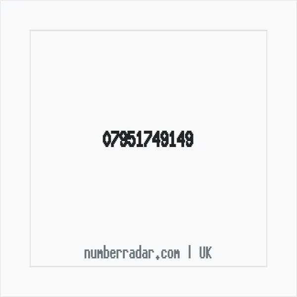 Reverse number check for +44 7951 749149 — who called me?