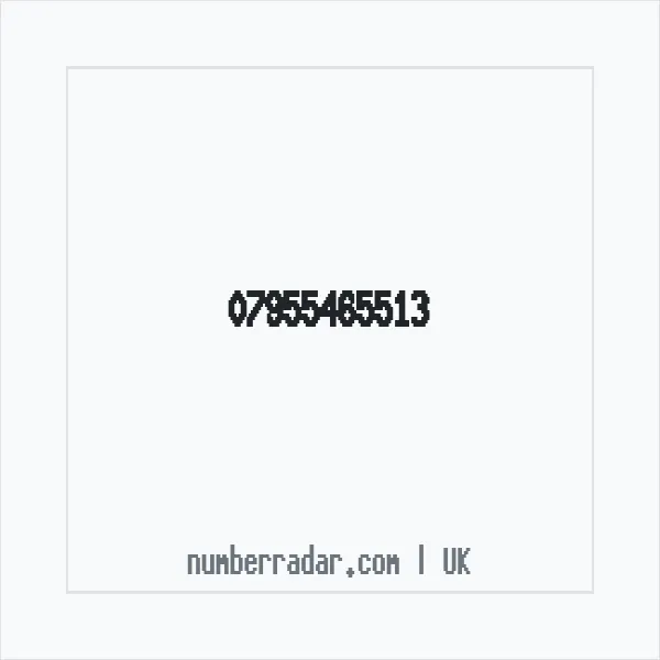 Reverse number check for +44 7955 465513 — who called me?