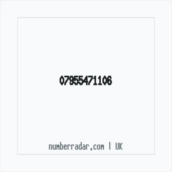 Reverse number check for +44 7955 471106 — who called me?
