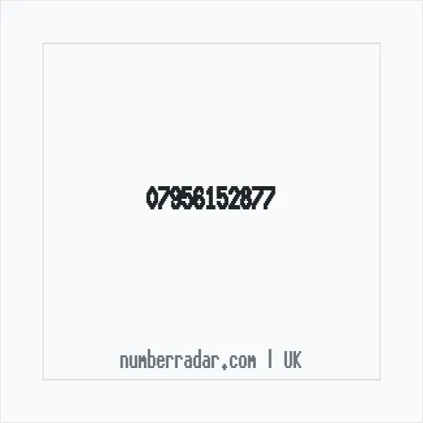 Reverse number check for +44 7956 152877 — who called me?
