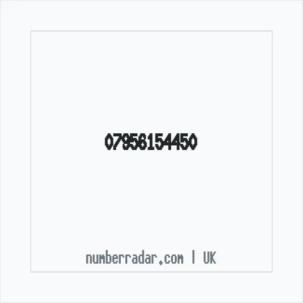 Reverse number check for +44 7956 154450 — who called me?