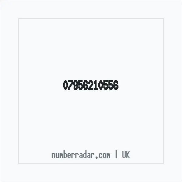 Reverse number check for +44 7956 210556 — who called me?