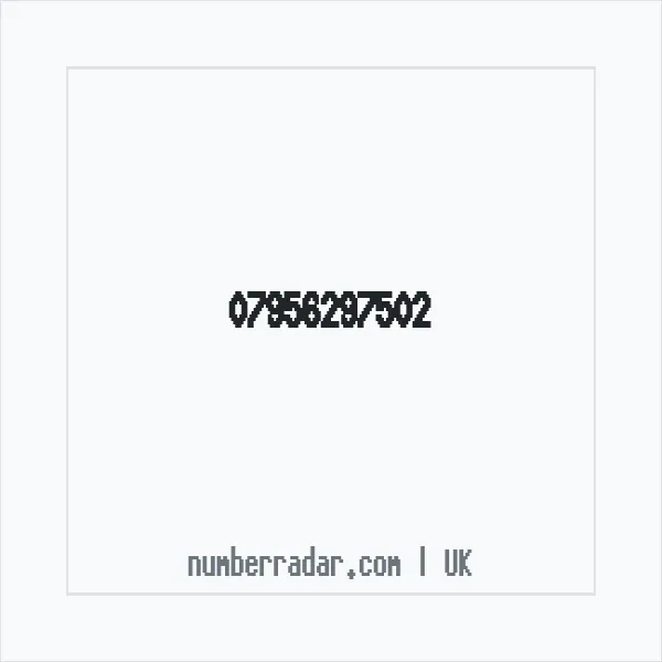 Reverse number check for +44 7956 297502 — who called me?