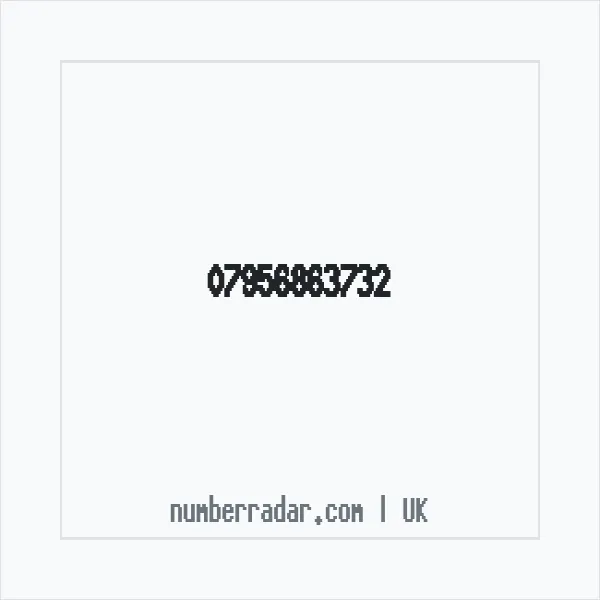 Reverse number check for +44 7956 863732 — who called me?