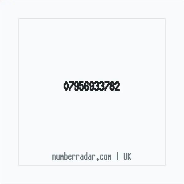 Reverse number check for +44 7956 933782 — who called me?