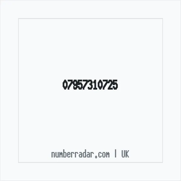 Reverse number check for +44 7957 310725 — who called me?