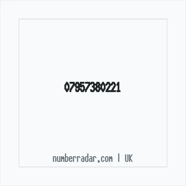 Reverse number check for +44 7957 380221 — who called me?