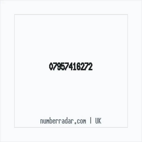 Reverse number check for +44 7957 416272 — who called me?